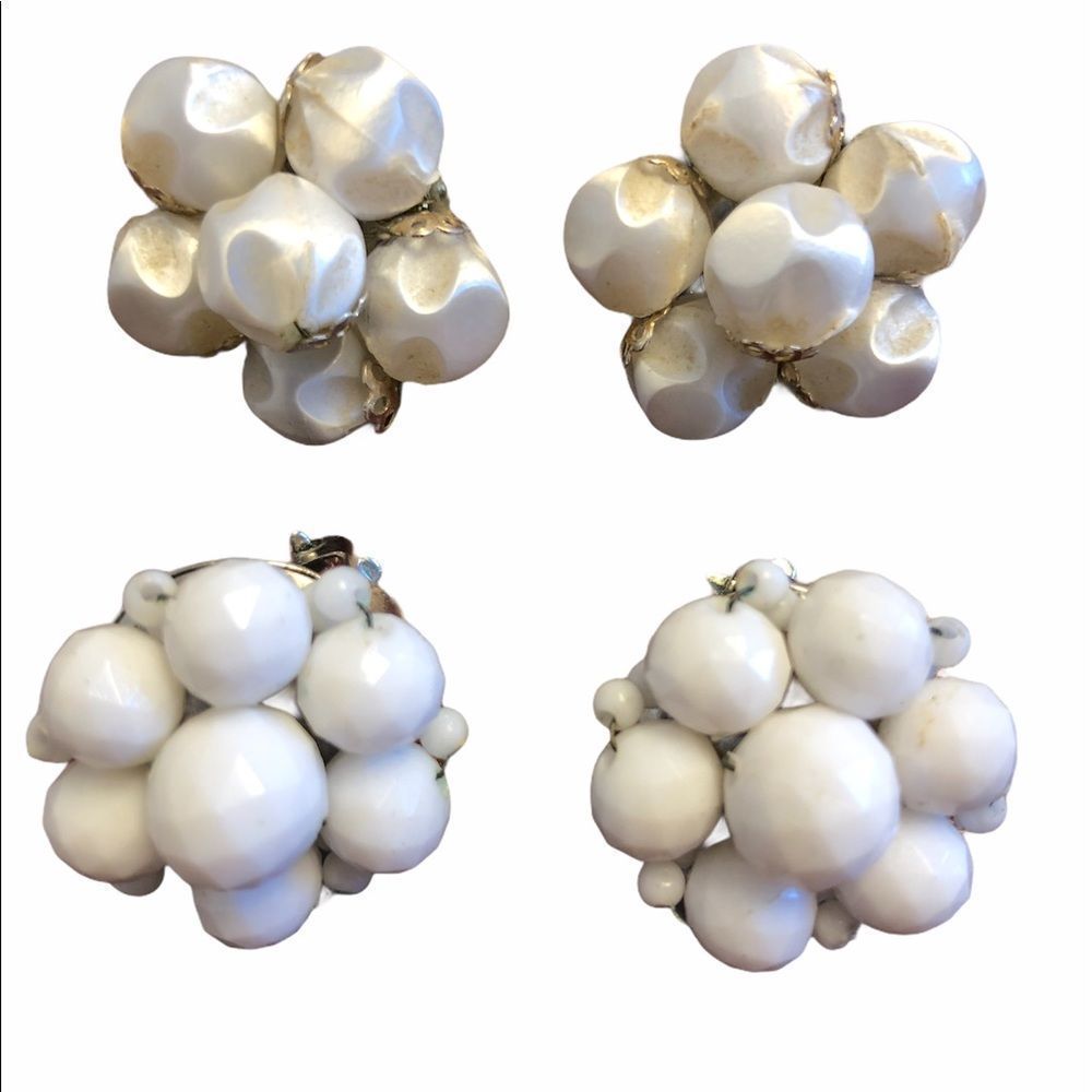 Antique clip on earrings